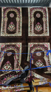 80 * 120厘米聚酯伊斯兰祈祷地毯不同图案可清洗家庭穆斯林清真寺祈祷垫 - Product Image 5