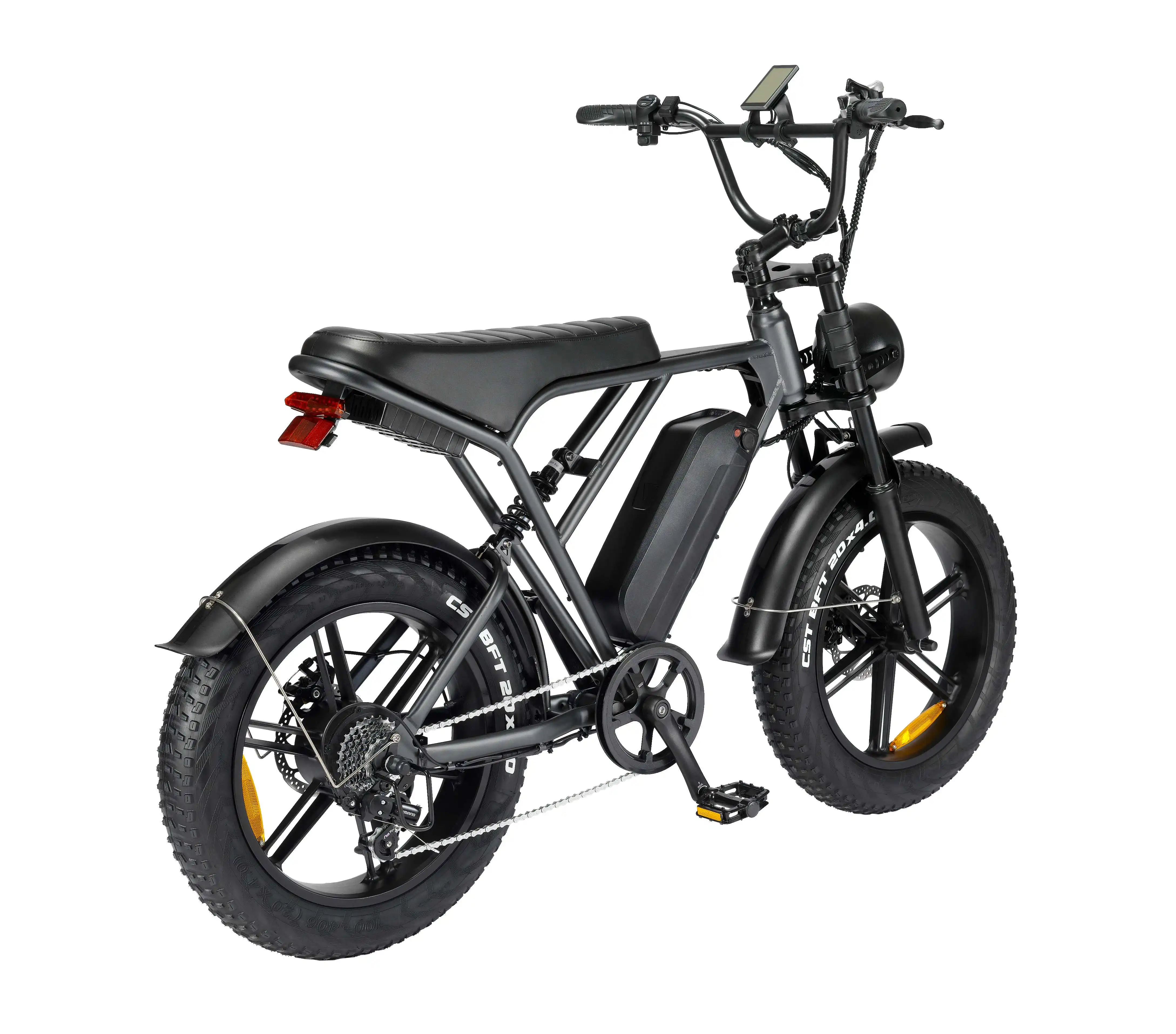 EU USA anh miễn phí vận chuyển dầu phanh xe đạp điện 48V 15ah Xe đạp điện ouxi H9 20 inch chất béo lốp người lớn Ebike 750W