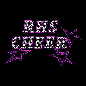 Custom Cheerleader Rhinestone Design for <strong>Cheer</strong> <strong>Pyramid</strong> Hot Fix Iron Crystal Patch on Glass Cheerleading Motif Template - Product Image 6