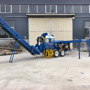 Bộ xử lý gỗ củi xử lý log <span class=keywords><strong>Splitter</strong></span> củi Máy chế biến 30 tấn với chian ăn bảng - Product Image 1