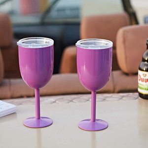 12盎司不锈钢干酒杯防碎铜涂层牢不可破酒杯