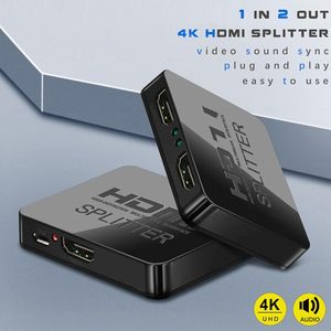 SYONG HDMI Splitter 1 in 2 Out 4K HDMI Splitter Duplicate/Mirror Screen 1 Source Extend to 2 Display <strong>Devices</strong> for TV, Game ,PC - Product Image 5