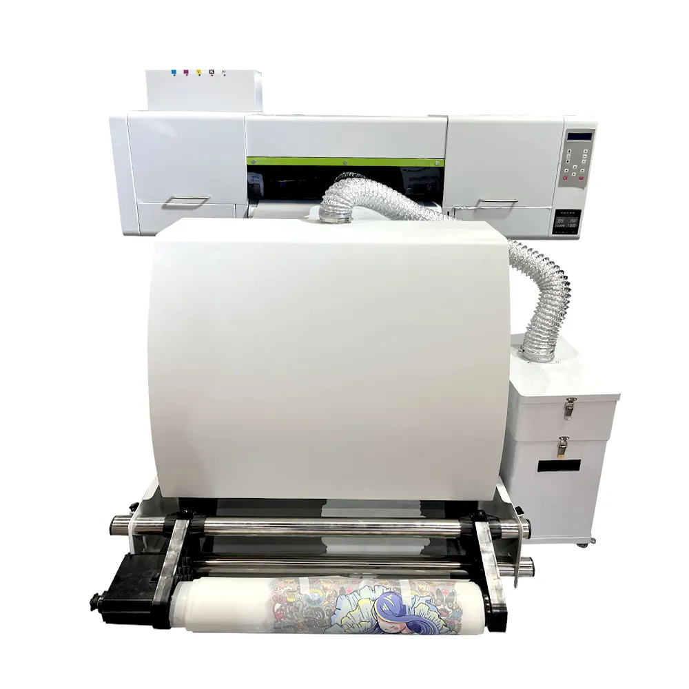 3ALPS 60cm 2 i3200 XP600 head heat press machine dtf printer offset printer dtf printer with powder shaking and air purified