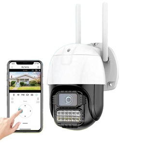 2023 Hot Two Way Audio PTZ WIFI Camera Long Range Outdoor Dome Camara Icsee Security IP Camera Motion Detection CCTV Camera - Product Image 1