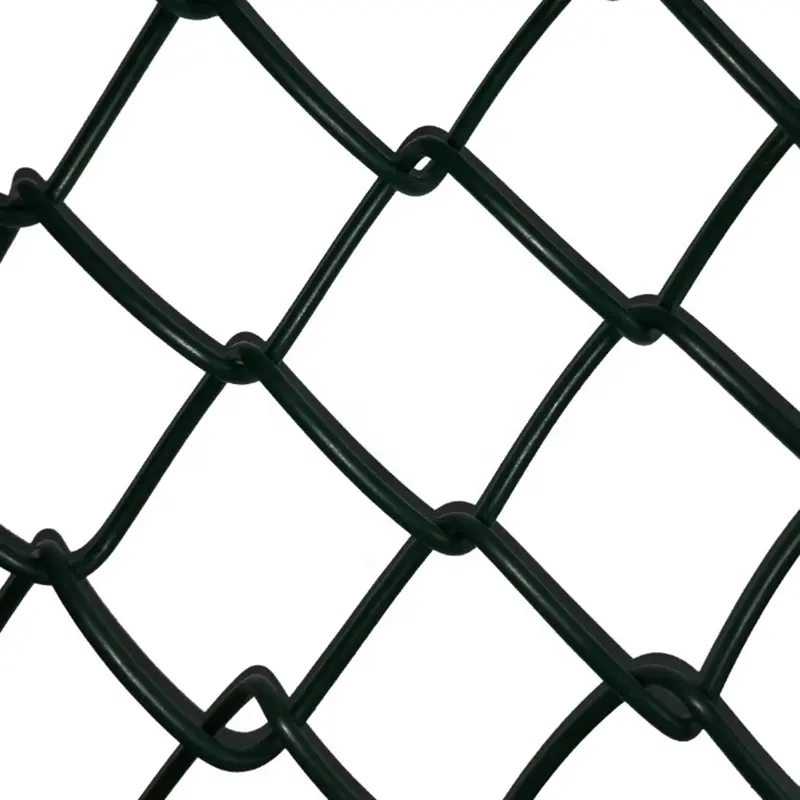 Rete metallica di ferro zincata a caldo con rete metallica diamantata in Pvc per esterni a catena recinzione temporanea