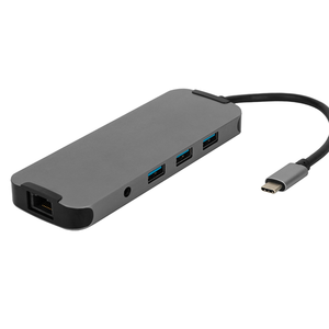 Type C to <strong>HDMI</strong> / USB3.0*3 / RJ45 / TF/ SD/ 3.5mm Audio / PD (for Charging) Converter <strong>USB</strong> Type-C 9 in 1 HUBs - Product Image 5