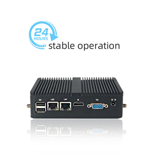 インテルNuc PCコアJ4125 OEM ODM Fanless産業用ミニPCコンピュータデュアル1GbE LAN 2 * RS232/485 Win10Pro/Linux産業用PC - Product Image 2