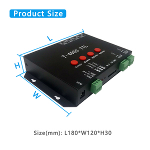 T-4000 TLL LED RGB programmier bare Controller mit SD-Karte für sk6812 WS2812B WS2811 WS2801 LP6803 führte digitale Pixelstreifen-Dimmer - Product Image 5