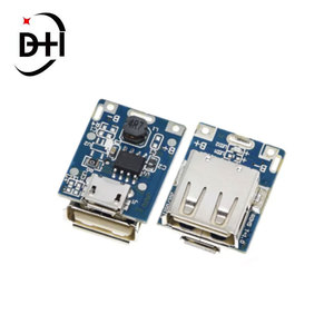 5V Boost Step Up Power Module Lithium LiPo Battery Charging Protection Board Display a LED USB per caricabatterie fai da te programma 134 n3p