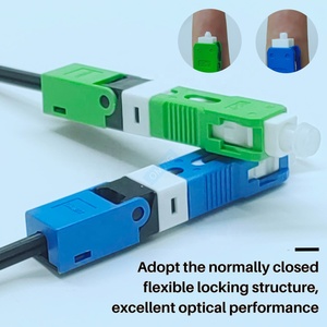 UNIKIT ESC250D SC/APC Optic Fiber Quick Connector Single Mode Fast Connector For FTTH Compatible With 4G And Wi-Fi <strong>Networks</strong>