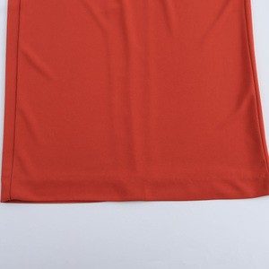 Red Color Sexy Backless Design Slim Fit Women Summer Fashion Dresses