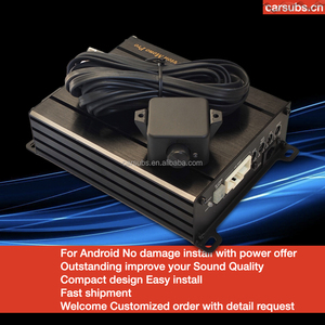 音質車のAndroidスピーカーアンプRMS400W2オームモノブロック16ピンDSPケーブルカーベースアンプクラスD - Product Image 6