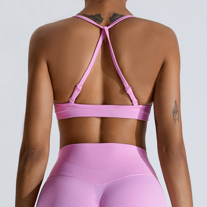 Pink bra