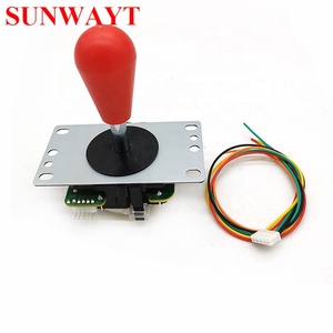 8way аркадная игра файтинг 5Pin джойстик в американском стиле Овальный шаровой верх и восьмиугольный ограничитель для Jamma Mame Raspberry Pi - Product Image 2