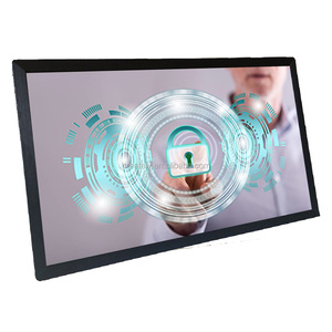 Pantalla LCD de navegación marina de 18,5 pulgadas, ordenador IP65, paneles impermeables a prueba de polvo, monitor de pantalla táctil capacitiva industrial