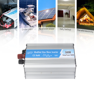 Inversor de potencia de onda sinusoidal modificado pequeño de 500W tipo fuera de la red 12V a 220V convertidor de CC a CA de - Product Image 6