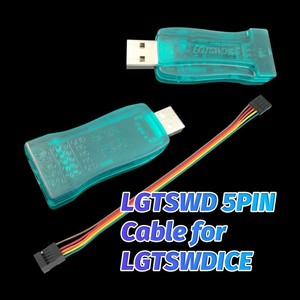 LGTSWDICE Programmer/Emulator Development Board Kit für LGT8F328P SSOP20 LQFP32 LQFP48 usw.