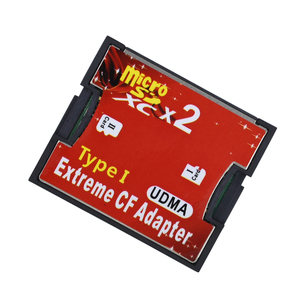 适用于微型SDHC SDHC SDXC紧凑型闪存I型存储卡读卡器转换器的高品质双微SD TF至CF适配器 - Product Image 2