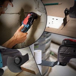 Herramienta multifunción oscilante inalámbrica, 6 engranajes, pala recortadora renovadora recargable de mano ajustable para batería Makita18V - Product Image 3