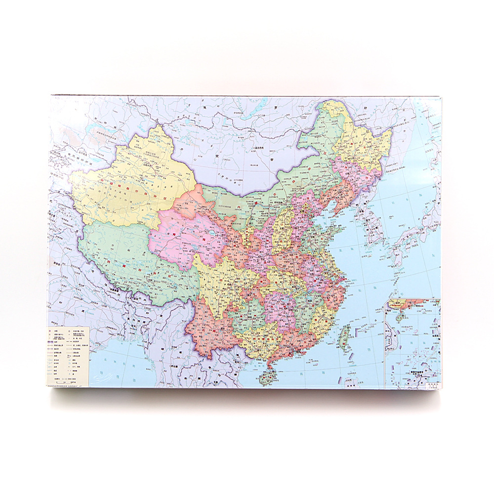 Puzzle épais de 1000 pièces, carte de Chine H0022