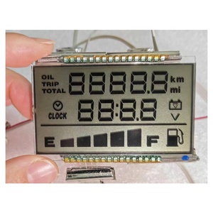 Custom 7 segmenti Meter Display in vetro moduli schermo HTN STN sette segmento LCD monocromatico Display digitale LCD TN pannello TN - Product Image 4