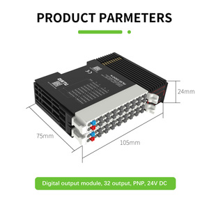 PNPIOモジュールIP20分散バスシステムのPLCデジタル出力信号16モジュールをサポート - Product Image 3