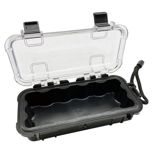 Mini funda de plástico duro resistente al agua, con cordón de dibujo