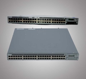 Juniper EX3400-48T verwalteter Ethernet-Switch mit stapelbarem PoE SNMP QoS VLAN 4G Kapazität Neu und Lager