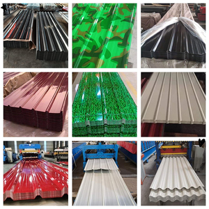 Düşük fiyatlı galvanizli Galvalume Calamine GI oluklu çelik çatı kaplama levhası renk kesme işleme hizmeti ile kaplanmış - Product Image 5