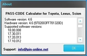 PASSCODE per Techstream v18.00.008 Software di registrazione Keygen strumento di sviluppo originale - Product Image 2