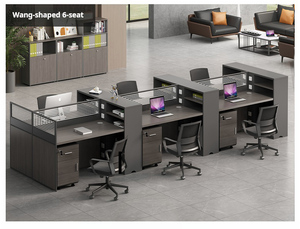 Modular Simple <strong>Computer</strong> Desk with Convertible Bookshelf Modern Office Furniture Workstation - Product Image 4