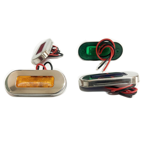 מנורת משאית 12V אדום סימון מיקום אחורי אורות סימון Led משאית נגרר