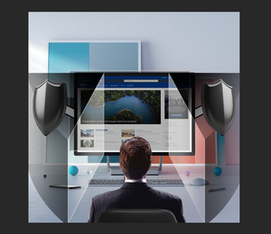 Hot Bán Vô Hình Màu Đen Lá Chắn Riêng Tư Bảo Vệ Màn Hình Chống Lóa Phim Cho 22 Inch 16 & 9 Màn Hình Rộng Bảo Vệ Riêng Tư - Product Image 1