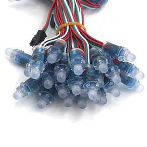 Многоцветный DMX светодиодный пиксельный световой струны полноцветный DC5V-12V Smart IC Водонепроницаемый светодиодный пиксельный модуль WS2811 RGB 1903 Вт - Product Image 1