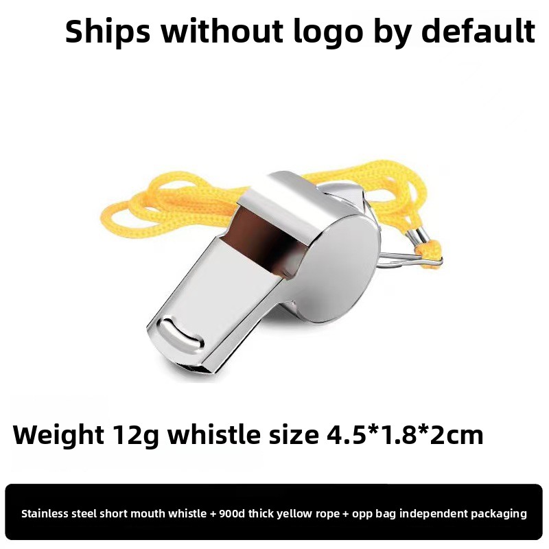 Stainless steel short + yellow string individually packaged