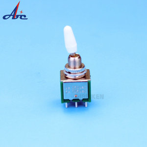 ABILKEEN 6 Pin lehim terminali 6mm mavi geçiş anahtarı su geçirmez kapak DPDT ON-ON iki yönlü geçiş anahtarı - Product Image 4