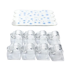 8 cái của gói dính Cáp chủ tổ chức Clip dây kẹp đinh miễn phí tự dính khóa sửa chữa dây quản lý dây Clip dây chủ - Product Image 3