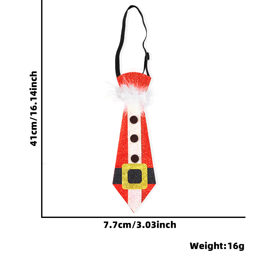 Red Santa Claus costume style