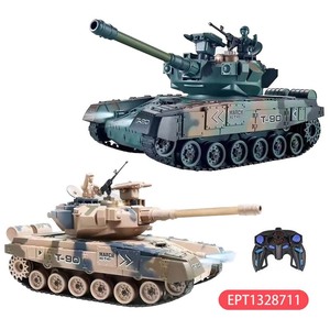 EPT 1:24 ses ve ışık ile altı kanallı uzaktan kumandalı Tank RC tankı - Product Image 1