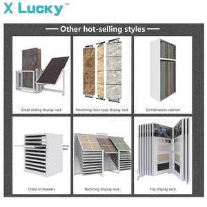 May mắn tùy chỉnh bằng đá cẩm thạch triển lãm sàn gỗ đứng đá nhân tạo đơn giản Thảm gạch hiển thị giá sàn thảm kệ - Product Image 5