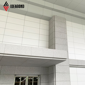 Pannello di rivestimento composito in alluminio con grana di marmo in pietra 4*0.21MM per decorazione di pareti interne ed esterne <span class=keywords><strong>ACM</strong></span>