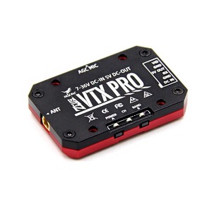 HGLRC Zeus VTX PRO 1.6W 5.8G 40CH Pitmode 25mW 400mW 800mW 1.6W ayarlanabilir FPV VTX mikrofon ile plastik 7-36V FPV - Product Image 3