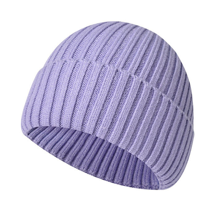 Knit Warm Skull Cap Hat Men Women Winter Knit Wool Beanie 3