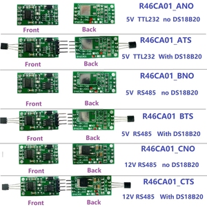 R46CA01 <strong>Modbus</strong> Temperature Acquisition Sensor DS18B20 RS485 Serial <strong>Protocol</strong> Board 3.7V 5V 6V 9V 12V 24V <strong>Modbus</strong> - Product Image 1