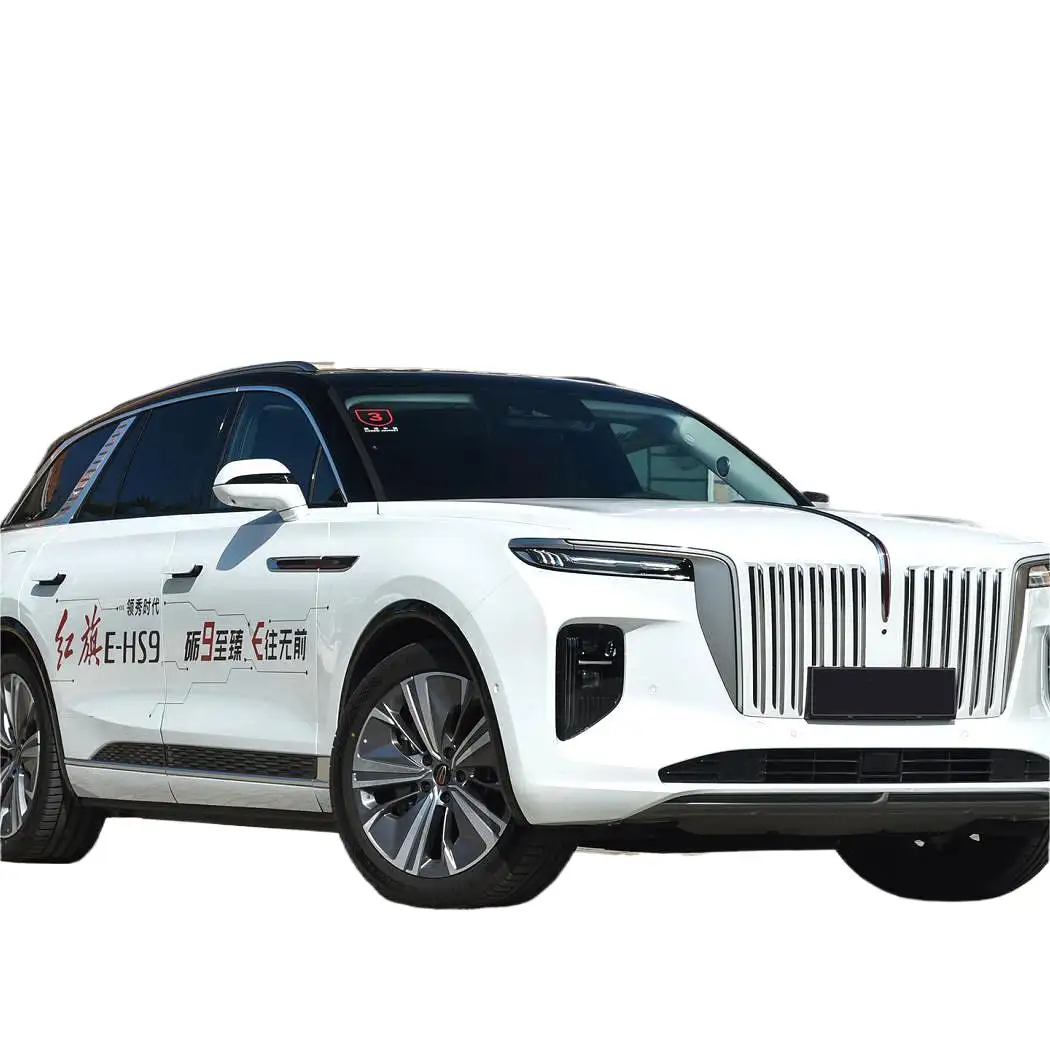 Venda quente Hongqi E-HS9 auto SUV veículo energia elétrica automóvel usado real preços baratos segurança qualidade carro
