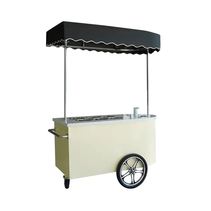Hot Selling Three Wheel Food Cart Mobile Kitchen Cart Mobile Food Trucks Coffee Cart Ape Food Truck Electric Bike