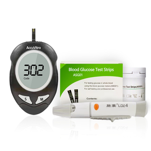 Blood Sugar Machine Glucometro Sensor Glucose Meters Monitors 3 in 1 Glucometer Glucose <strong>Plus</strong> <strong>test</strong> Strips Glucometer Machine - Product Image 1