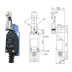 Di alta qualità KZ-8104 regolabile a rullo braccio leva arduino rotativo finecorsa per CNC Mill Laser Plasma Router Mirco Switch - Product Image 6