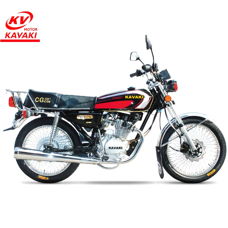 Guangzhou KAVAKI Motor fabrika satış 125CC 150CC kaplan CG modeli ucuz motosiklet