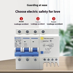 Disyuntores inteligentes en miniatura tipo C con interruptor de aire de protección contra fugas y tipos eléctricos MCB para uso doméstico